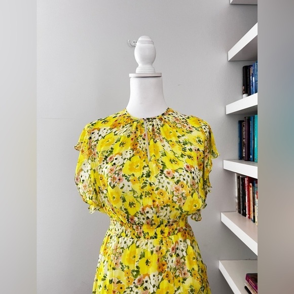 Romantic Shoshanna Summer Floral tiered dress size 2 - Picture 3 of 16